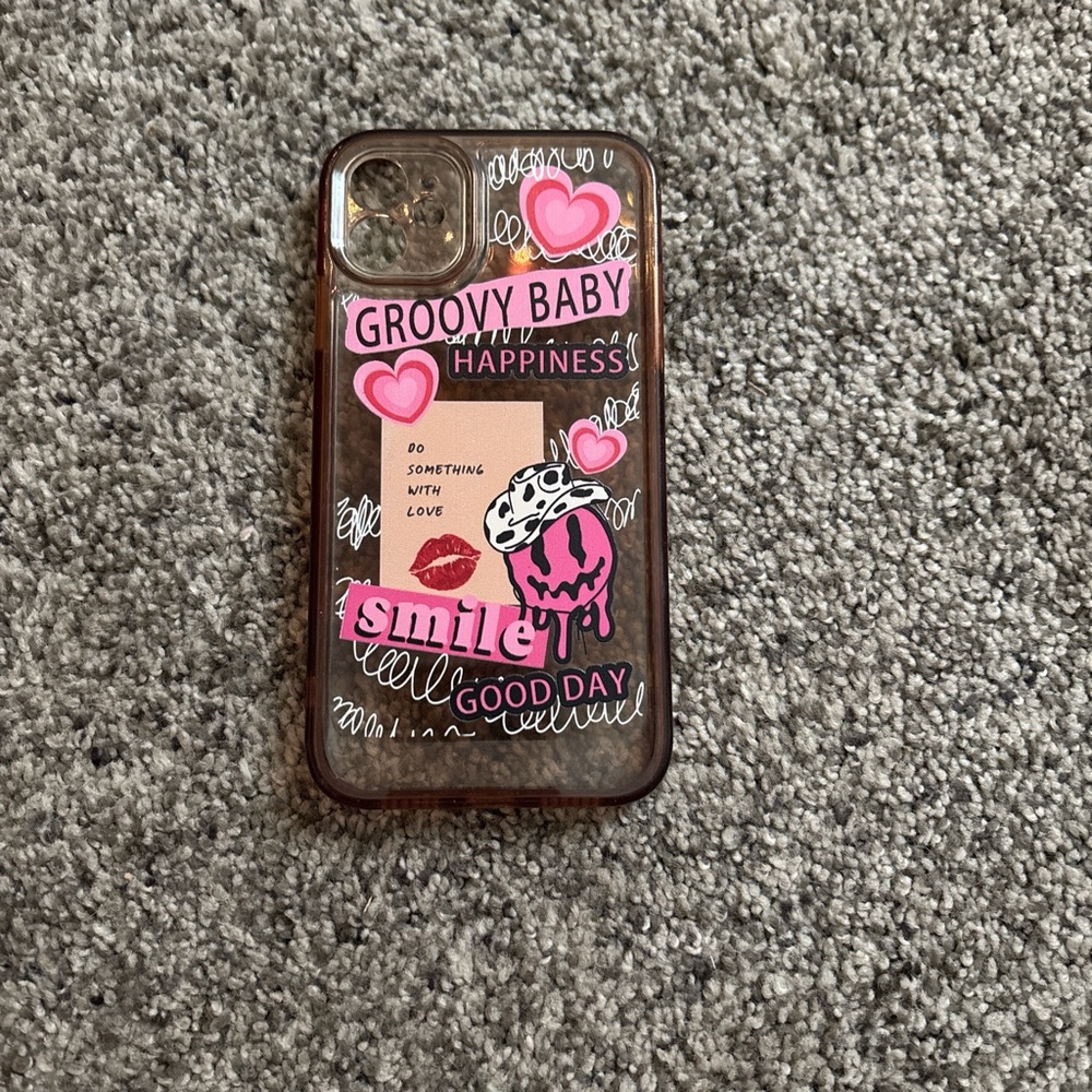 Stylish Pink and Brown Phone Case